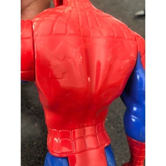 SPIDERMAN POSABLE ACT FIGURINE vinyl toy 11" - Picture 3 of 8
